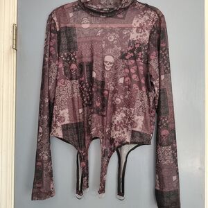 Women's Gothic Long Sleeve Top